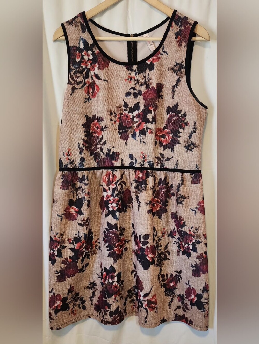 Xhiliration Women's Floral Sleeveless Summer Dress Size XXL